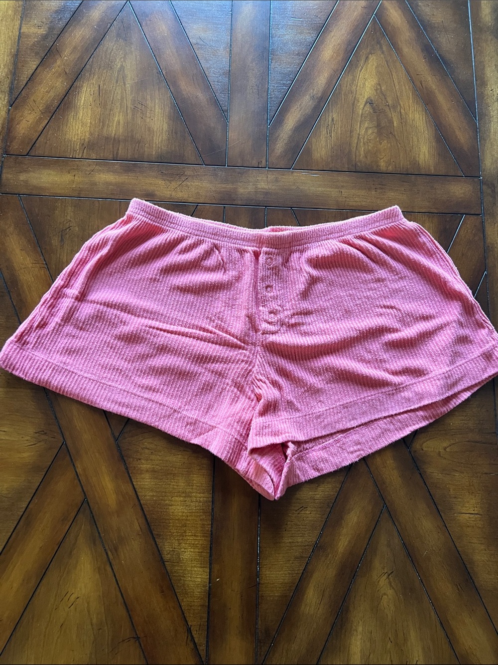 Auden Ribbed Dusty Rose Lounge Shorts